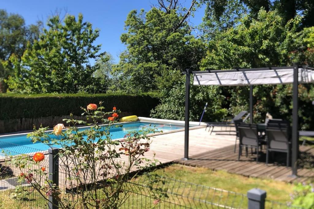 Вилла Gite De Charme En Dordogne Avec Piscine Et Jardin Jumilhac-le-Grand Экстерьер фото
